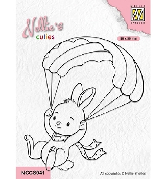 Nellie Snellen Clear Stamp Cuties Bunny NCCS041