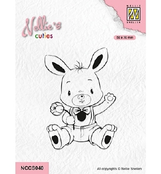 Nellie Snellen Clear Stamp Cuties Bunny NCCS040