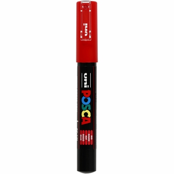 Uni Posca Fine Marker Rood PC-1M