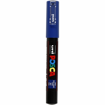 Uni Posca Fine Marker Blauw PC-1M