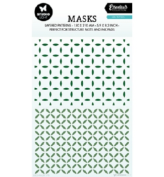 Studio Light Mask Stencil Leaf Pattern SL-ES-MASK178