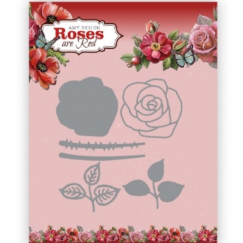 Amy Design Snijmal Roses are Red - Built Up Rose ADD10301