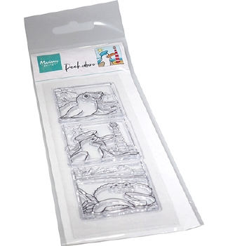 Marianne Design clear stamp Hetty's Peek-A-Boo Beach CS1130