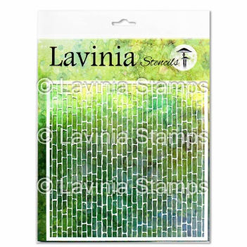 Lavinia Stencil Red Brick ST046