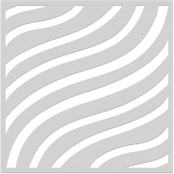 Hero Arts Mask Stencil Flowy Stripes SA161*