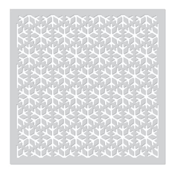 Hero Arts Mask Stencil Snowflake Pattern SA216*