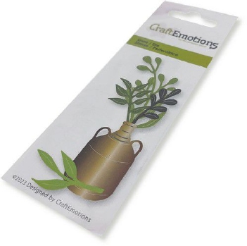 Craft Emotions Snijmal Vase with Branches 115633/0293*