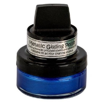 Cosmic Shimmer Metallic Gilding Polish Med. Blue CSMGMED