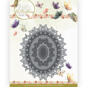 Precious Marieke Snijmal Beautiful Butterflies - OvalPM10254