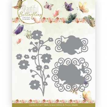 Precious Marieke Snijmal Beautiful Butterflies-LabelsPM10256