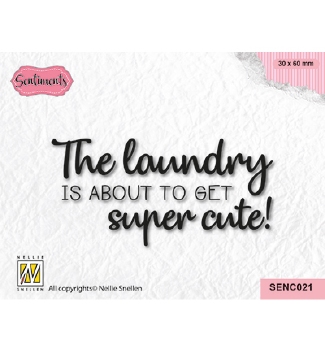 Nellie Snellen Clear Stamp Dutch Sentiments SENC021