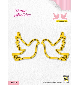 Nellie Snellen Shape Die Doves SD278
