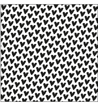 Nellie Snellen 3D Embossing Folder Hearts EF3D073
