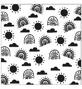Nellie Snellen 3D Embossing Folder Rainbow EF3D070