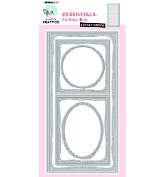 Craftlab Snijmal Essentials Stitched Slimline CCL-ES-CD544