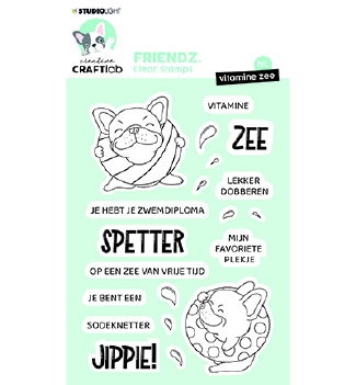 Creative Craftlab Clear Stamp Vitamine Zee CCL-FR-STAMP469