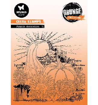 Studio Light Clear Stamp Grunge Pumkin Deco SL-GR-STAMP454