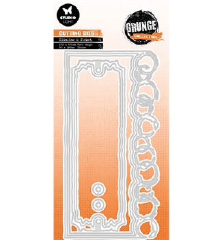 Studio Light Snijmal Grunge Slimline Ticket SL-GR-CD533