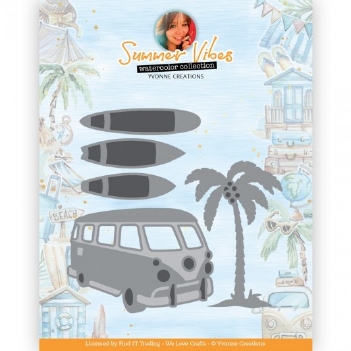 Yvonne Creations Snijmal Summber Vibes - Surf Vibes YCD10316