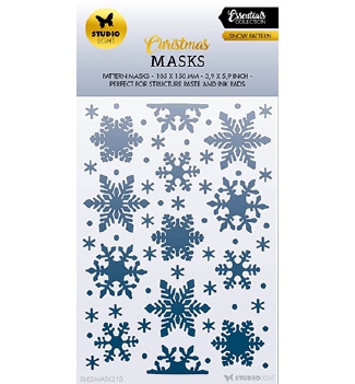 Studio Light Mask Stencil Snow Pattern SL-ES-MASK213