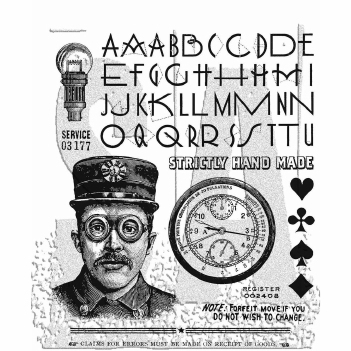 Stampers Anonymous Cling Stamp The Inspector CMS465
