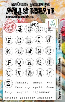 AALL & Create Clear Stamp Art Garden She Wrote AALL-TP-926