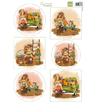 Marianne Design Knipvel Gnomes Pumpkins VK9603