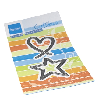 Marianne Design Craftables Heart & Star CR1631
