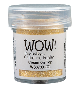 WOW Embossing Poeder Glitter Cream on Top WS373X