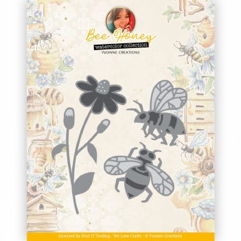 Yvonne Creations Snijmal Bee Honey - Bees YCD10320