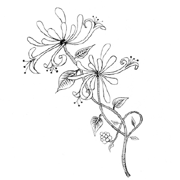 Lavinia Clear Stamp Honeysuckle LAV109