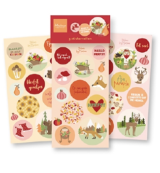 Marianne Design Stickervel Welkom Herfst CA3189