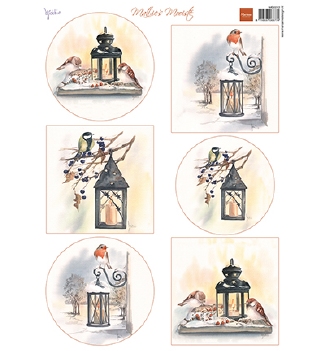 Marianne Design Knipvel Mattie's Winter Lanterns MB0212