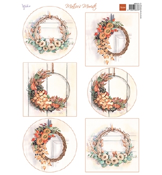Marianne Design Knipvel Mattie's Autumn Wreaths  MB0211