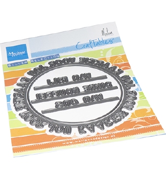 Marianne Design Craftables Cirkel Kaartje voor jou CR1635