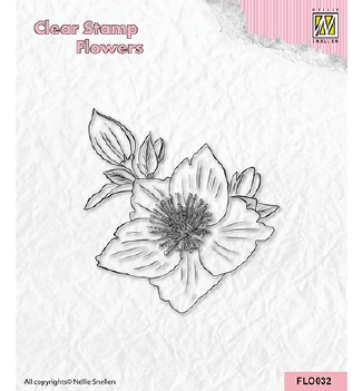 Nellie Snellen Clear Stamp Flowers Helleborus FLO032
