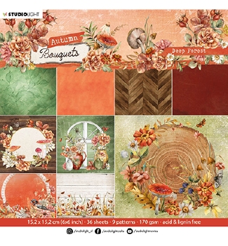 Studio Light Essentials Paper Pad Autumn Bouquet SL-AB-PP108