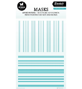 Studio Light Mask Stencil Checkered Plaid SL-ES-MASK220