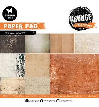 Studio Light Grunge Paper Pad Vintage SL-GR-PP109