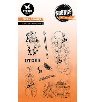 Studio Light Clear Stamp Grunge Creative Inve SL-GR-STAMP515