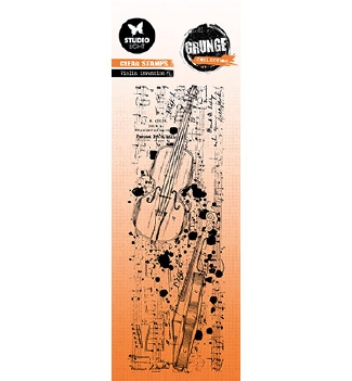 Studio Light Clear Stamp Grunge Violin Invent SL-GR-STAMP512