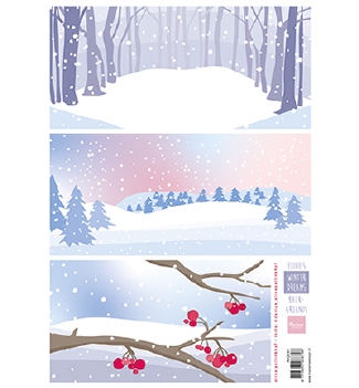 Marianne Design Knipvel Eline's Backgr. Winter Dream AK0091