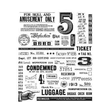 Stampers Anonymous Cling Stamp Eccentric CMS448