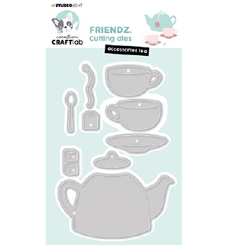 Craftlab Snijmal Friendz Accessoires Tea CCL-FR-CD729