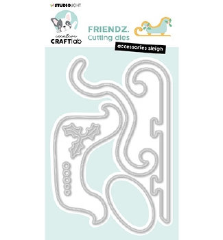 Craftlab Snijmal Friendz Accessoires Sleigh CCL-FR-CD728