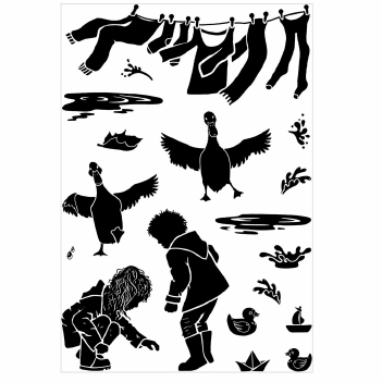 Card-io Clear Stamp Making a Splash CCSTMAK-01