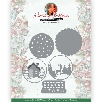 Yvonne Creations Snijmal World of - Scenery Globe YCD10321