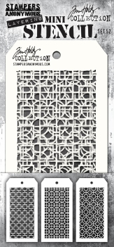 Stampers Anonymous Layering Mini Stencil THMST052