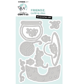Craftlab Snijmal Friendz Accessories Cats CCL-FR-CD742