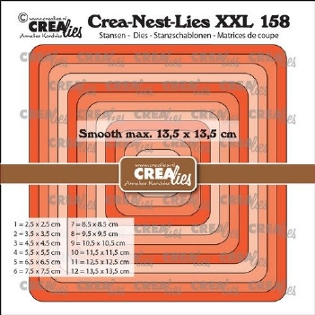 Crea-Nest-Lies set Snijmal Square Smooth CLNestXXL158